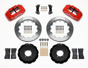Wilwood 12.88-inch GT Slotted Superlite 4 Front Kit, Red — Scion xA / xB and Toyota Echo components