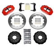 Wilwood 12.88-inch GT Slotted Superlite 6R Front Kit, Red — 1988–1996 Chevrolet Corvette C4 components
