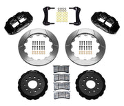 Wilwood Superlite 6R Front Kit for 1988–1996 Chevrolet Corvette C4 — 12.88-inch GT Slotted, Black components