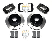 Wilwood rear Dynapro DS kit for Pontiac GTO, black calipers and 12.19-inch gt slotted rotors laid out