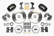 Wilwood black Forged Dynalite Internal front brake kit with 11.00-inch plain rotors, components laid out
