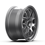 Fifteen52 Vertex RSR Matte Titanium Wheel for Porsche Macan. Flow-formed, lightweight, 7-spoke mesh. 18x8.5, 5x112. PMB Performance expertise. $289/ea.
