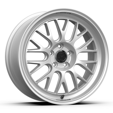 Fifteen52 Holeshot RSR Radiant Silver Wheel for Porsche Macan. Flow-formed, lightweight, 10-spoke mesh. 19x8.5, 5x112. PMB Performance expertise. $289/ea.