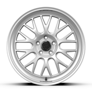 Fifteen52 Holeshot RSR Radiant Silver Wheel for Porsche Macan. Flow-formed, lightweight, 10-spoke mesh. 19x8.5, 5x112. PMB Performance expertise. $289/ea.