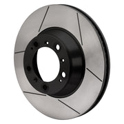 Wilwood slotted rotor with integral hat, showing the friction face and mounting arrangement