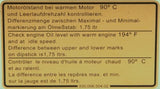 BODY DECAL OIL LEVEL 911