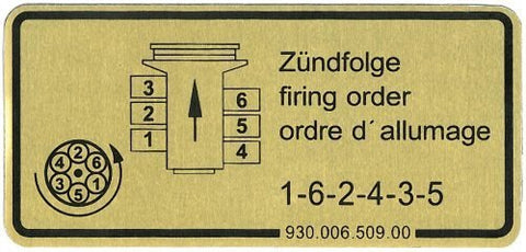 BODY DECAL FIRING ORDER 911
