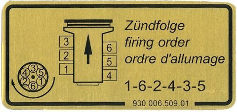 BODY DECAL FIRING ORDER 911
