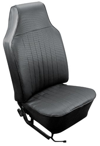 Elevate your vehicle's interior with our Black Slip-On Style Seat Covers! Crafted from premium vinyl and designed with the original Basket Weave pattern, they feature heavy-duty Velcro fasteners for quick, tool-free installation. Easily upgrade your sedan’s look and comfort by replacing old padding with our Foam Seat Pads in minutes!