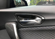 AutoTecknic Dry Carbon Interior Door Handle Trim Set - F87 M2 | F22 2-Series | F20 1-Series