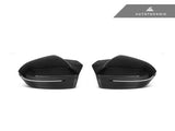 AutoTecknic M-Inspired Dry Carbon Mirror Cap Set - G60 5-Series | G70 7-Series