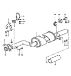 Replace sagging exhaust mounts on your Porsche 924S, 928, 944, or 968 (1983-95) with our guaranteed-fit muffler mounts. Manufactured to OE dimensions for a perfect fit and factory exhaust positioning. High-quality materials resist heat and ozone for extended durability. Comes with a 24-month unlimited mileage warranty. #14 in Diagram. 3 Required per car. Replaces: 928 111 259 02.