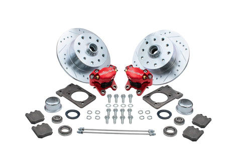 Front Disc Brake Conversion Kit Super Beetle, 71-79 Double Drilled, 5x130 / 5x4.75