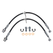 Wilwood MR2 Spyder rear hoses with mounting tabs, banjo bolts and washers