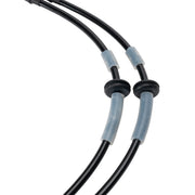 Wilwood Audi A4 rear hose sleeve and grommet close-up