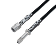 Wilwood Audi rear hose-end detail with male and female threaded connectors