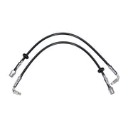 Wilwood RS4 front hose pair with formed metal ends and support grommets