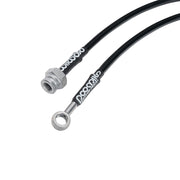 Wilwood Pilot front hose connector detail with threaded socket and banjo eye