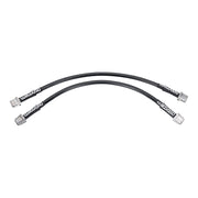 Wilwood Audi A4 front hose pair with threaded sockets at both ends