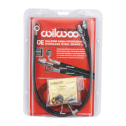Wilwood Scion tC front replacement hoses in retail packaging