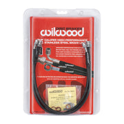 Wilwood Elantra rear replacement hoses in retail packaging