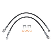 Wilwood Elantra rear hose pair with retaining clips and sealing washers