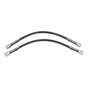 Wilwood Audi A6 front hose pair with threaded sockets at both ends