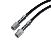 Wilwood Audi A6 front hose-end close-up with two female threaded sockets