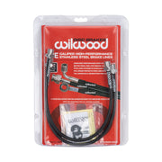 Wilwood Tacoma rear hoses in retail packaging