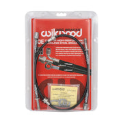 Wilwood BMW rear replacement hoses in retail packaging