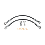 Wilwood Audi A4 rear hose pair with banjo bolts and sealing washers