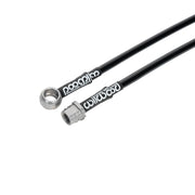 Wilwood Audi rear connector detail showing a banjo eye beside a threaded fitting