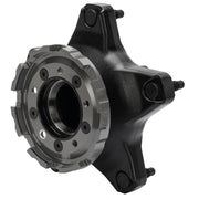 Wilwood rear 55XD hub viewed from the lug-drive rotor plate and open bearing bore