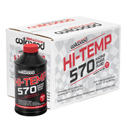 Wilwood Hi-Temp 570 DOT 3 brake fluid bottle, representative packaging view, product view 2