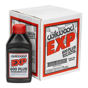 Wilwood EXP 600 Plus DOT 4 brake fluid bottle, representative packaging view, product view 2