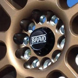 Replacement BRAID center caps: Optional caps for BRAID wheels, available in various sizes and bolt patterns. Prices are per cap. Shop now at PMB.