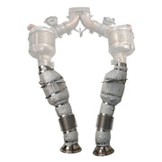 Fabspeed HJS Sport Catalytic Converters for Ferrari 296 GTB / GTS, product view 2