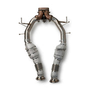 Fabspeed HJS Sport Catalytic Converters for Ferrari 296 GTB / GTS, product view 3