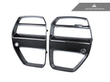 AutoTecknic Dry Carbon Motorsport V1 Front Grille Set - G80 M3 | G82/ G83 M4