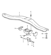 Improve your Porsche 944's (1985-91) drivetrain with our Manual Transmission Mount. Guaranteed fitment and alignment per OE specifications. Crafted from heat and ozone-resistant materials for maximum durability. Reduces drivetrain vibration and restores smooth operation. 24-month unlimited mileage warranty included. Replaces: 944 375 045 04, 94437504504.