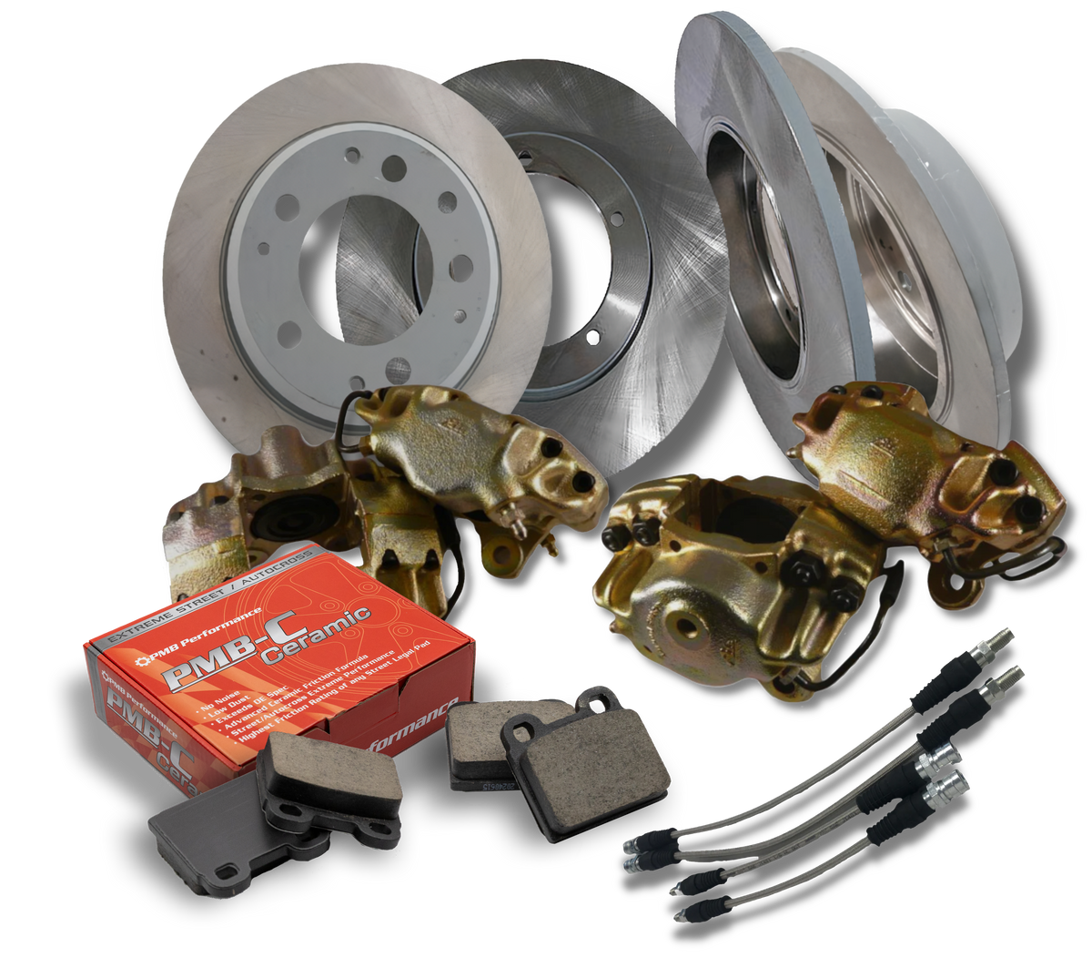 PMB Performance Porsche 356C/356SC Caliper Brake Bundle (1964-65)