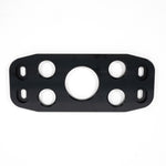 Rennline Billet Tunnel Brace for Macan: CNC-machined 6061-T6 aluminum for improved rigidity, replacing the factory brace. Shop now at PMB Performance.