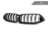 AutoTecknic Dry Carbon Dual-Slats Front Grille - G14/ G15/ G16 8-Series