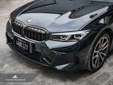 AutoTecknic Dual-Slats Gloss Black Front Grille - G20 3-Series LCI