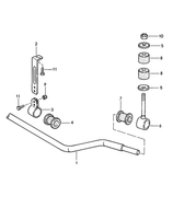 Optimize your Porsche 944 or 968 (1985-95) with our Front Outer 25.5-26.8mm Sway Bar Bushing. Guaranteed fitment with precision-molded OE dimensions. Save money by replacing just the worn bushing. High-quality materials resist extreme heat and ozone, ensuring durability. Restores anti-roll bar performance and eliminates clunking. 24-month unlimited mileage warranty. Replaces: 951 343 793 30, 95134379330.