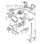 Power Steering Hose for Porsche 928 (1978-84)