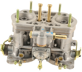 The Weber 40 IDF carburetor is a popular option for various racing purposes, suitable for both Italian sports cars and modified VW engines. With a mild engine of 1500-2000cc, a single 40IDF is ideal, while twin 40IDFs can power engines of 1500-2200cc.