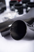 RENNELEMENT G90/G99 M5 3.5” Dry Carbon Fiber Front Mount Intake System