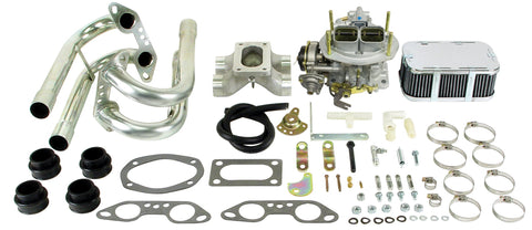 EMPI Progressive EPC 32/36F Kit: Complete kit for 1700-2000cc Type 2 & 4 engines, fits 3 & 4-bolt heads, includes jet package. Shop now at PMB Performance.