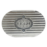 This EMPI Die-Cast Oval Air Cleaner includes a Die-Cast Top and Bottom, both with the EMPI Logo, and a 3.5" washable and reusable Gauze Filter. It is compatible with EMPI HPMX, Weber IDF, and EMPI D Series carburetors and comes with necessary hardware and a gasket.